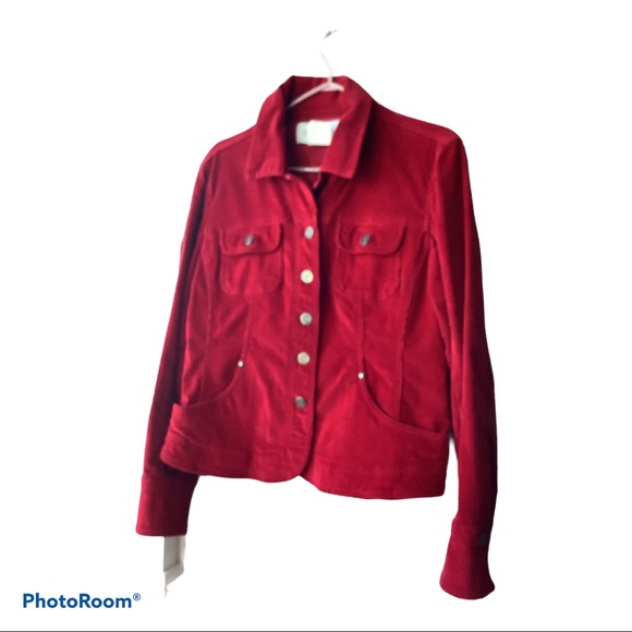 Red corduroy jacket, never worn - Picture 1 of 3